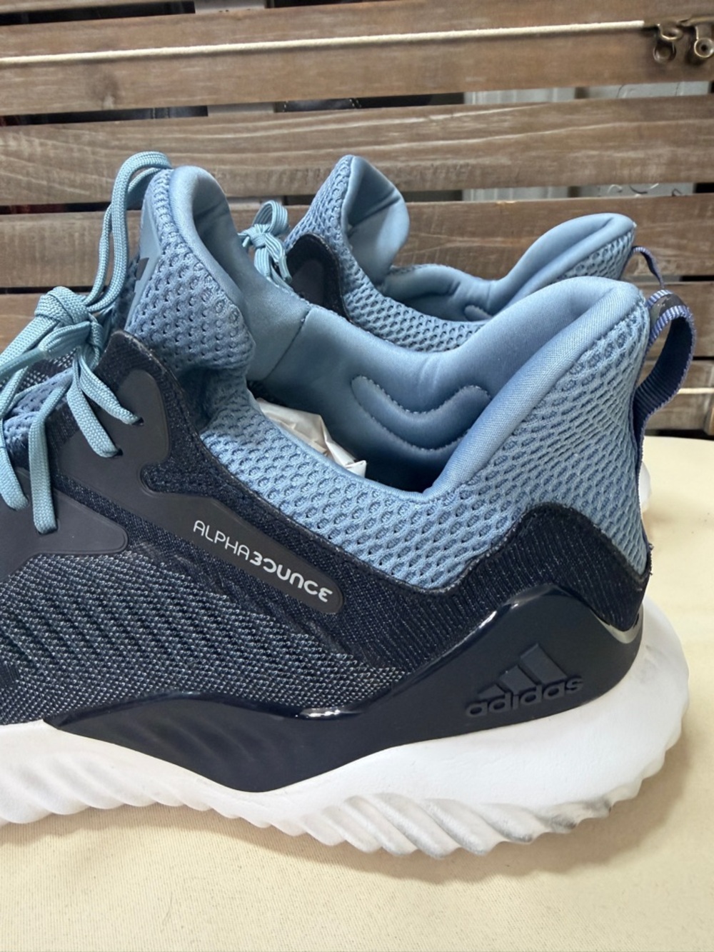 Adidas Alphabounce+ Sneakers Men’s Size 18 - Picture 2 of 9
